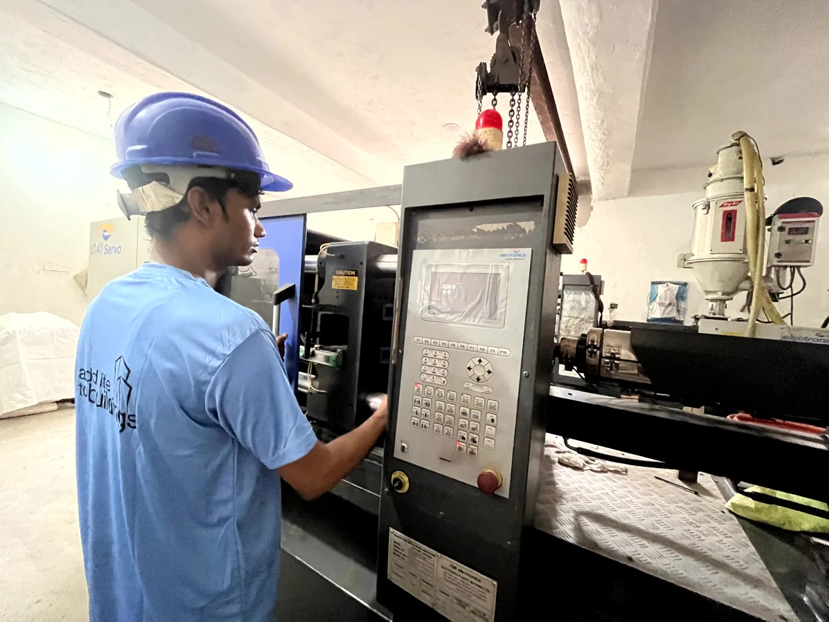 Plastic injection moulding operation at MPLAST Industries